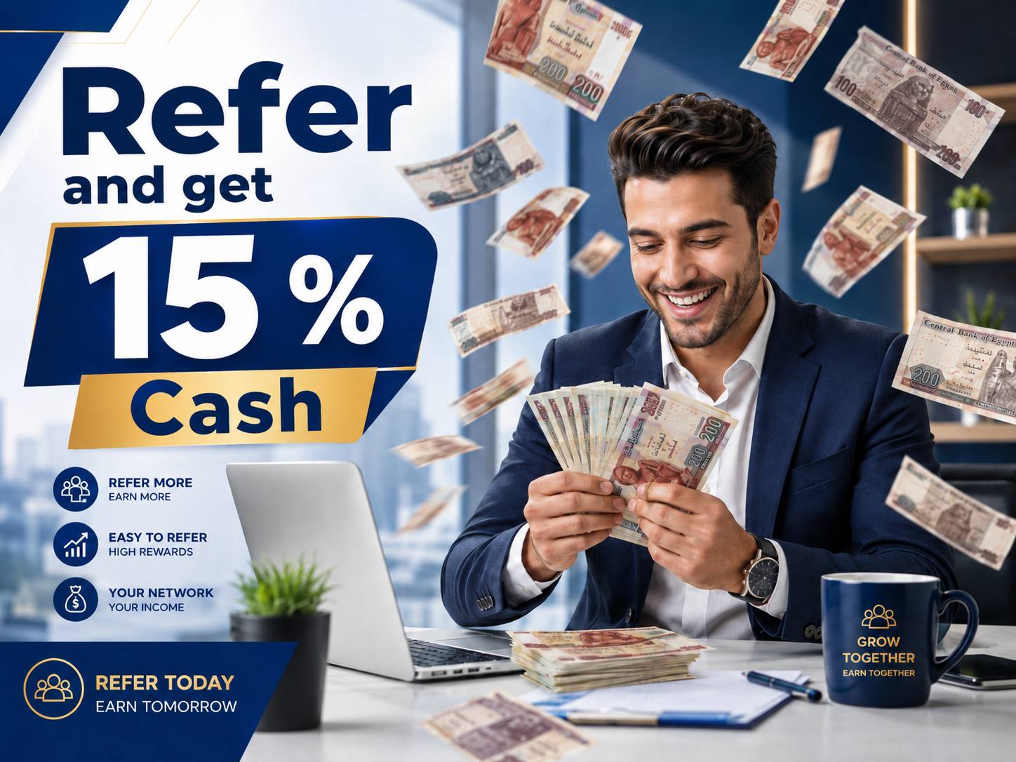 Refer and get 15% cash — EIG referral program
