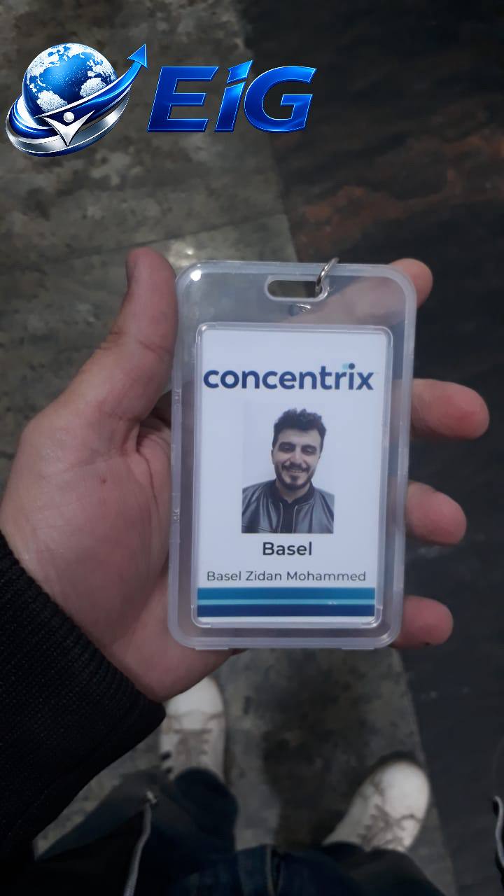 Basel Zidan Mohammed hired at Concentrix · Verified ID Basel Zidan Mohammed hired at Concentrix · Verified ID