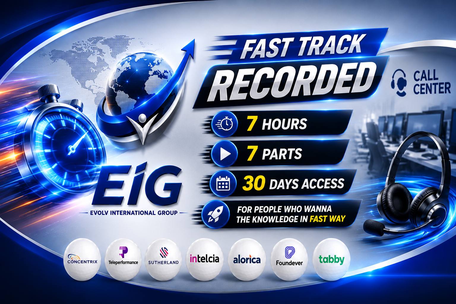 Recorded Fast Track